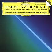 Brahms: Symphonie No 3, Tragic Overture / Karajan