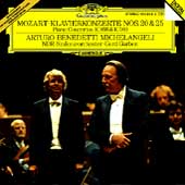 Mozart: Piano Concertos No.20, No.25 / Arturo Benedetti Michelangeli(p), Cord Garben(cond), NDR Symphony Orchestra