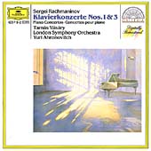 Rachmaninov: Piano Concertos No.1, 3 / Tamas Vasary(p), Yuri Ahronovitch(cond), London Symphony Orchestra
