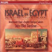 Haendel: Israel in Egypt, etc / John Eliot Gardiner