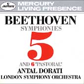 Beethoven: Symphonies 5 & 6 "Pastoral" / Dorati, London SO