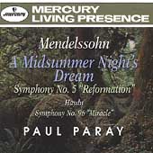 Mendelssohn: A Midsummer Night's Dream, etc;  Haydn / Paray