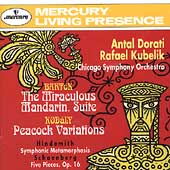 Bartok: Miraculous Mandarin;  Kodaly, etc / Dorati, Kubelik