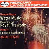 Handel/Harty: Water Music, etc;  Mozart / Antal Dorati