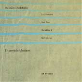 Goebbels:La Jalousie/Red Run/Harakles 2/Befreiung:Christoph Anders(narrator)/Ensemble Modern