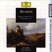 Brahms: Piano Concerto No 2, 4 Ballades / Gilels, Jochum, Berlin PO