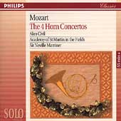 Mozart: 4 Horn Concertos / Civil, Marriner
