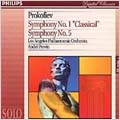 Prokofiev: Symphony No 1 Classical, Symphony No 5/ Previn