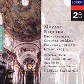 Mozart: Requiem, etc / Marriner, Cotrubas, Watts, Tear