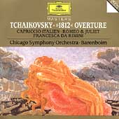 Tchaikovsky: 1812 Overture, Capriccio Italien, Romeo and Juliet Overture, Francesca da Rimini / Daniel Barenboim(cond), Chicago Symphony Orchestra