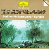 Smetana: Moldau; Sibelius: Finlandia, Pelleas et Melisande; Liszt: Les Preludes / Herbert von Karajan(cond), Berlin Philharmonic Orchestra