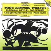 Bartok: Divertimento Sz.113, Dance Suite Sz.47, Two Pictures Sz.46 Op.10 / Pierre Boulez(cond), CSO