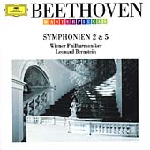 Beethoven: Symphonien nos. 2 & 5 / Bernstein, Wiener PO