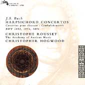 Bach: Harpsichord Concertos / Rousset, Hogwood et al