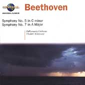 Beethoven: Symphonies no 5 & 7 / Ashkenazy, Philharmonia