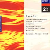 Bartok: The Miraculous Mandarin, etc / Dorati, Mehta, Roge