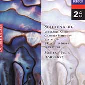 Schoenberg: Verklarte Nacht, etc / Mehta, Dohnanyi, Silja