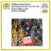 Mozart: Divertimenti KV 247, etc / Karajan, Berlin PO