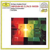 Mozart: Symphonies No.25, No.29 & No.31 / Karl Bohm(cond), Berlin Philharmonic Orchestra