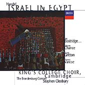 Handel: Israel in Egypt / Bostridge, Chance, Cleobury, et al