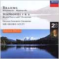 Brahms: Symphony nos 1 & 2, etc / Solti, Chicago SO