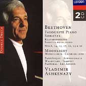 Beethoven: fovourite Piano Sonatas / Vladimir Ashkenazy