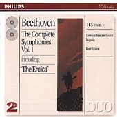 Beethoven: Complete Symphonies Vol 1 / Masur, Gewandhaus
