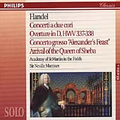 Handel: Concerti a due cori, etc / Marriner, ASMIF