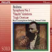 Brahms: Symphony no 1, "Haydn" Variations, etc / Haitink, Royal Concertgebouw Orchestra