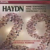 Haydn: 29 Name Symphonies / Marriner, Leppard, et al