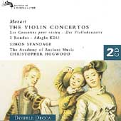 Mozart: The Violin Concertos, etc / Standage, Hogwood