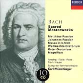 Bach: Sacred Masterworks / Muenchinger, Ameling, Watts, et al