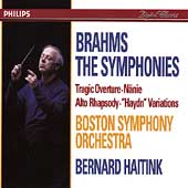 Brahms: The Symphonies, etc / Haitink, BSO