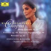 Chopin: Piano Concerto No.1, Fantasies Op.49, Op.66, Berceuse Op.57 / Maria Joao Pires(p), Emmanuel Krivine(cond), Chamber Orchestra of Europe