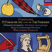 Stravinsky: The Firebird Suite, etc / Chailly, Concertbebouw