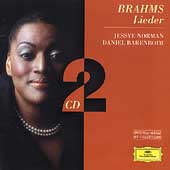 Brahms: Lieder -Liebestreu Op.3-1, Spanisches Lied Op.6-1, etc (1981-82) / Jessye Norman(S), Daniel Barenboim(p)