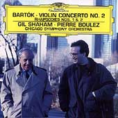 Bartok: Violin Concerto No.2, Rhapsody No.1, No.2 (12/1998) / Gil Shaham(vn), Pierre Boulez(cond), CSO