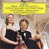 Mozart: Violin Concerto No.2, Sinfonia Concertante etc / Augustin Dumay(vn), Veronika Hagen(vn), Camerata Academica Salzburg
