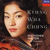 Beethoven; Walton: Violin Concertos / Chung, Previn