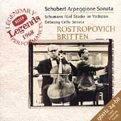 Schubert, Debussy, etc / Rostropovich, Britten