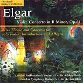 Elgar: Violin Concerto etc / Campoli, Boult, Bliss et al