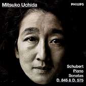 Schubert: Piano Sonatas D 845 & D 575 / Mitsuko Uchida