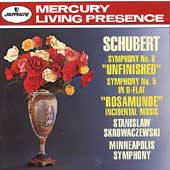 Schubert: Symphonies no 8 & 5, Rosamunde / Skrowaczewski