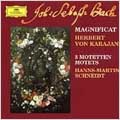 Bach: Magnificat, 3 Motets / Karajan, Schneidt