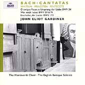 J.S.Bach: Whitsun Cantatas -BWV.172, BWV.59, BWV.74, BWV.34 (4/1999) / John Eliot Gardiner(cond), English Baroque Soloists, etc