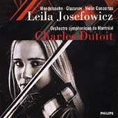 Mendelssohn, Glazunov: Violin Concertos / Josefowicz, et al