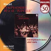 Philips 50 - Mozart: Symphony 40 & 41 / Krips, Concertgebouw