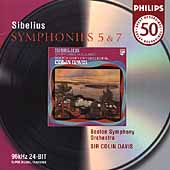 Philips 50 - Sibelius: Symphony no 5 & 7 / Sir Colin Davis