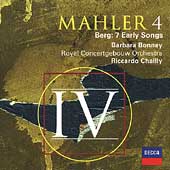 Mahler: Symphony no 4;  Berg: 7 Early Songs / Bonney, et al