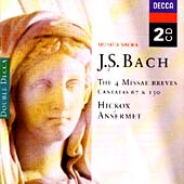 Bach - Musica Sacra: The 4 Missa Breves, etc